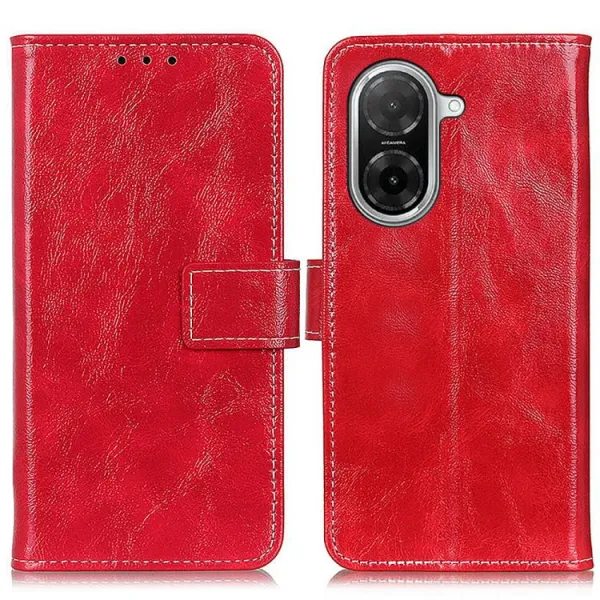 RETRO Peňaženkový obal Xiaomi Redmi A5 (EU verzia 173.3mm) červený