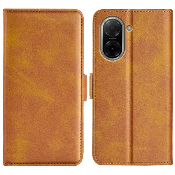 SIDE Peňaženkové puzdro pre Xiaomi Redmi A5 (EU verzia 173.3mm) svetlohnedé