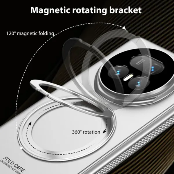 GKK ROTATE Ochranný kryt so stojanom Honor Magic V5 TITANIUM GREY