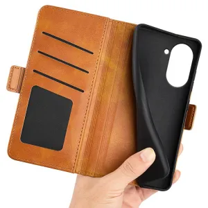 SIDE Peňaženkové puzdro pre Xiaomi Redmi A5 (EU verzia 173.3mm) svetlohnedé