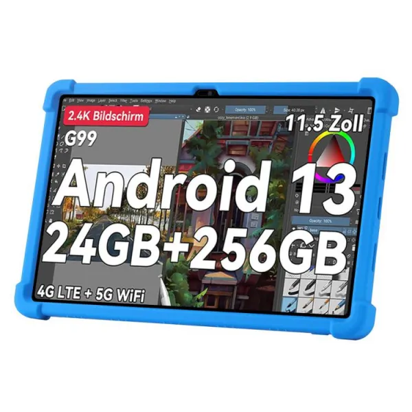 WAVE Silikónový obal pre Blackview Mega 1 modrý