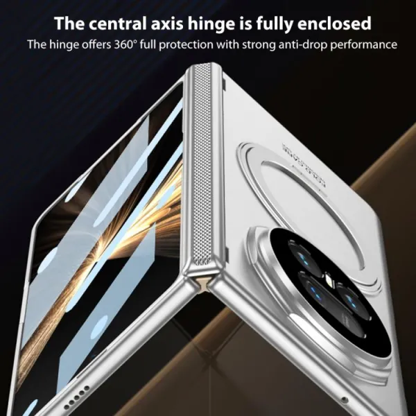 GKK ROTATE Ochranný kryt so stojanom Honor Magic V5 TITANIUM GREY
