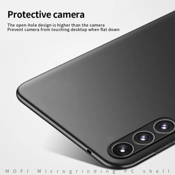 MOFI Plastový kryt pre Samsung Galaxy S25 Edge modrý