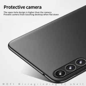 MOFI Plastový kryt pre Samsung Galaxy S25 Edge modrý