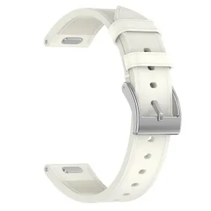 LEATHER Kožený remienok pre Amazfit Bip 5 / Bip 5 Unity biely