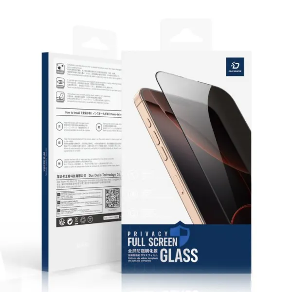 DUX 3D PRIVACY Ochranné sklo s filtrom Anti-Spy Apple iPhone 17 Pro Max