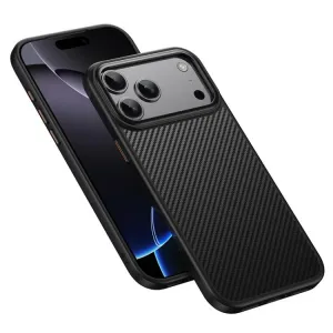 PROTEMIO KEVLAR Ochranný kryt s MagSafe pre Apple iPhone 17 Pro čierny