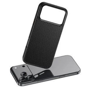 PROTEMIO KEVLAR Ochranný kryt s MagSafe pre Apple iPhone 17 Pro čierny