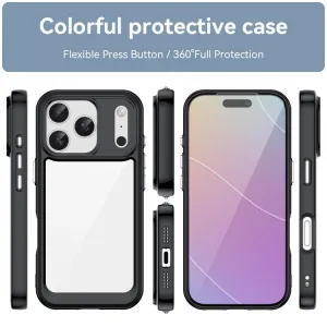 CRYSTAL Ochranný kryt pre Apple iPhone 17 Pro čierny
