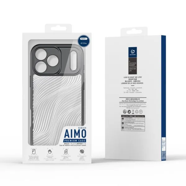 Dux Ducis Aimo kryt na iPhone 17 Pro, čierny
