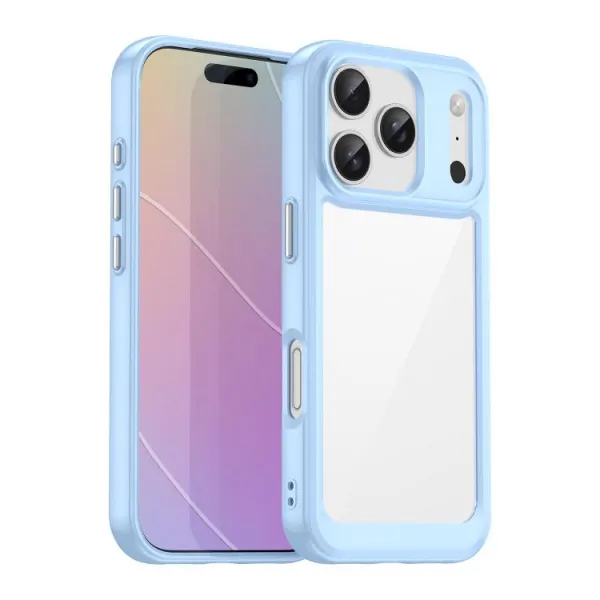 CRYSTAL Ochranný kryt pre Apple iPhone 17 Pro modrý