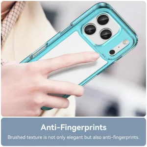 CRYSTAL Ochranný kryt pre Apple iPhone 17 Pro tyrkysový