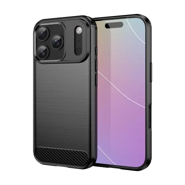 FLEXI TPU Ochranný kryt Apple iPhone 17 Pro čierny