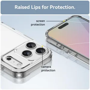 CRYSTAL Ochranný kryt pre Apple iPhone 17 Pro priehľadný