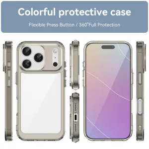 CRYSTAL Ochranný kryt pre Apple iPhone 17 Pro šedý