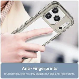 CRYSTAL Ochranný kryt pre Apple iPhone 17 Pro šedý