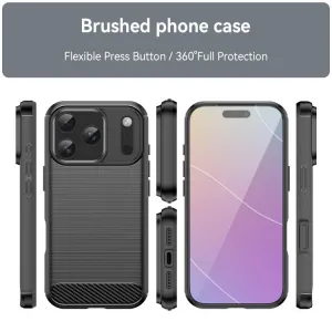 FLEXI TPU Ochranný kryt Apple iPhone 17 Pro čierny