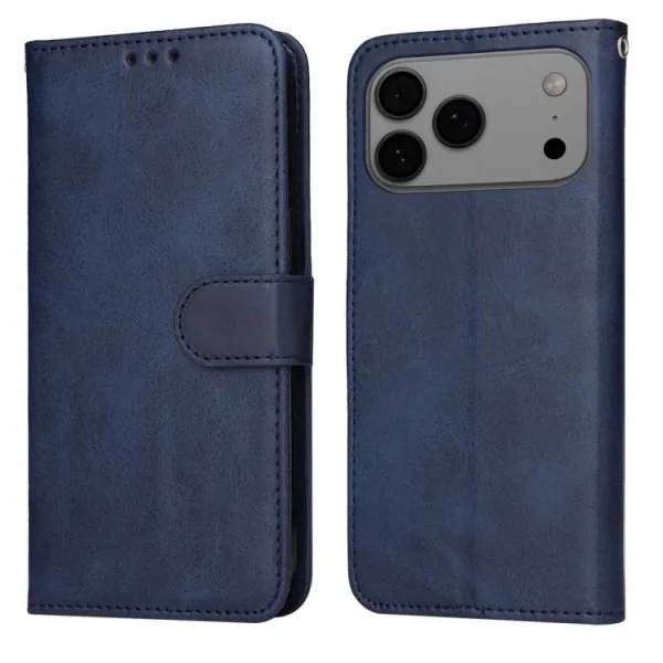 SMOOTH Peňaženkové puzdro pre Apple iPhone 17 Pro Max modré