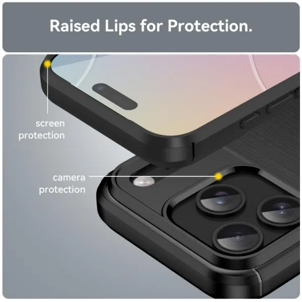FLEXI TPU Ochranný kryt Apple iPhone 17 Pro čierny