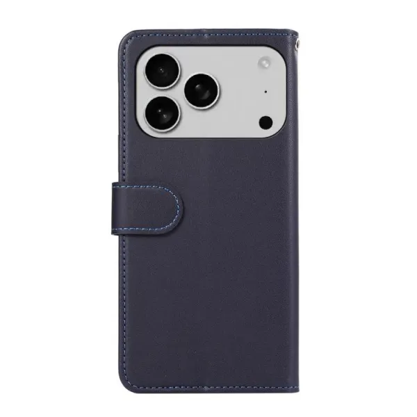 ABEEL DELICATE Peňaženkový obal Apple iPhone 17 Pro Max modrý