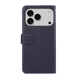 ABEEL DELICATE Peňaženkový obal Apple iPhone 17 Pro Max modrý