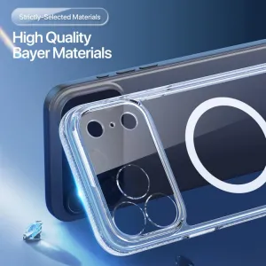 DUX CLIN MAG Ochranný kryt s MagSafe pre Apple iPhone 17 Pro Max priehľadný