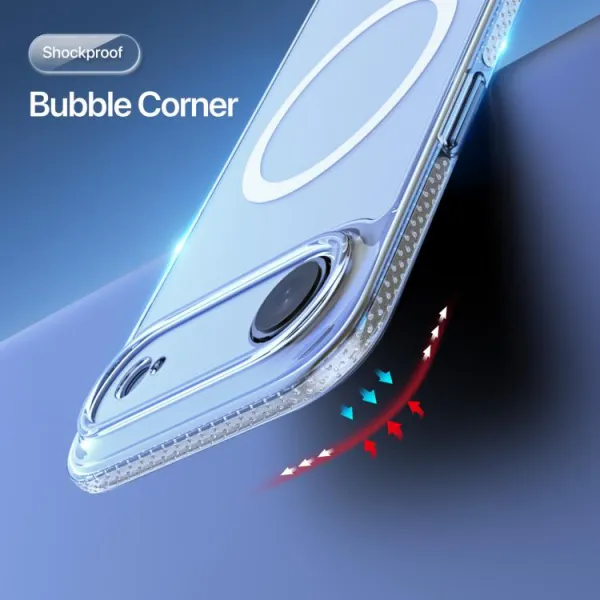 DUX CLIN MAG Ochranný kryt s MagSafe pre Apple iPhone Air priehľadný