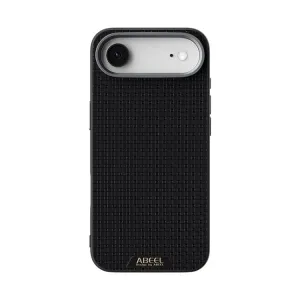 ABEEL RUYI Kožený kryt s MagSafe pre Apple iPhone Air čierny