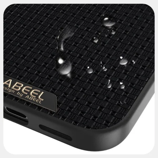 ABEEL RUYI Kožený kryt s MagSafe pre Apple iPhone Air modrý
