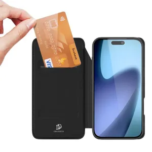 DUX Zaklápacie puzdro pre Apple iPhone Air čierne