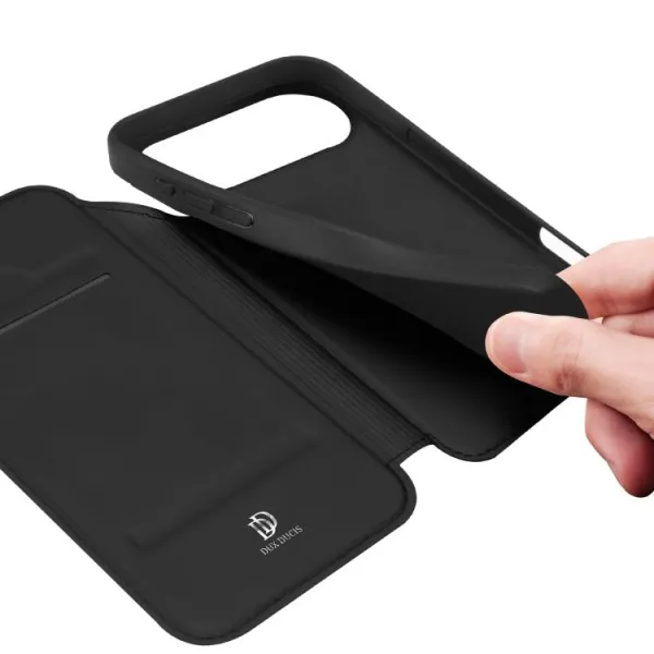 DUX Zaklápacie puzdro pre Apple iPhone Air čierne