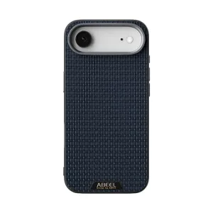 ABEEL RUYI Kožený kryt s MagSafe pre Apple iPhone Air modrý