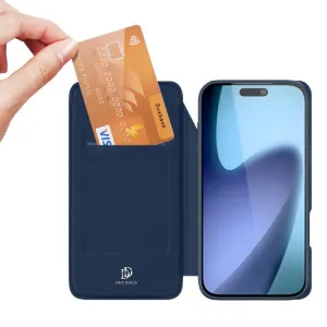 DUX Zaklápacie puzdro pre Apple iPhone Air modré
