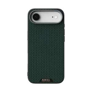 ABEEL RUYI Kožený kryt s MagSafe pre Apple iPhone Air zelený