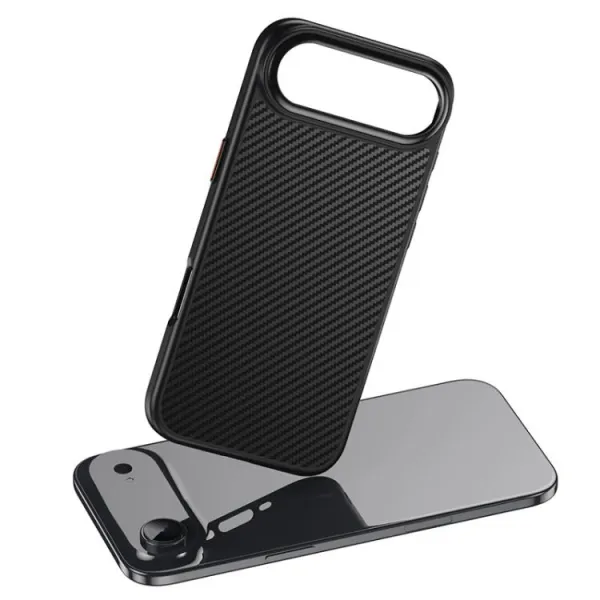 PROTEMIO KEVLAR Ochranný kryt s MagSafe pre Apple iPhone Air čierny