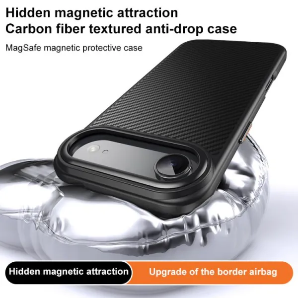 PROTEMIO KEVLAR Ochranný kryt s MagSafe pre Apple iPhone Air čierny