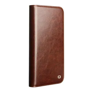 QIALINO Kožený obal pre Apple iPhone Air hnedý