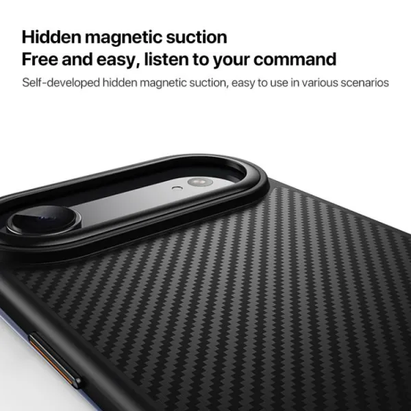 PROTEMIO KEVLAR Ochranný kryt s MagSafe pre Apple iPhone Air čierny