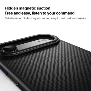 PROTEMIO KEVLAR Ochranný kryt s MagSafe pre Apple iPhone Air čierny