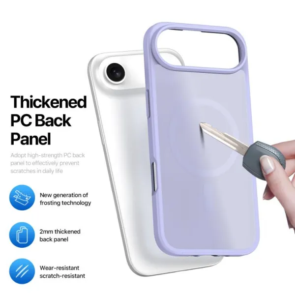 DUX YIND Ochranný obal s MagSafe pre Apple iPhone Air fialový