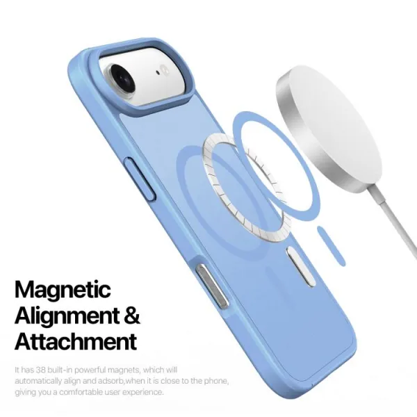 DUX YIND Ochranný obal s MagSafe pre Apple iPhone Air modrý