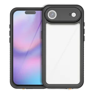 SOLID IP68 Obojstranný kryt pre Apple iPhone Air čierny