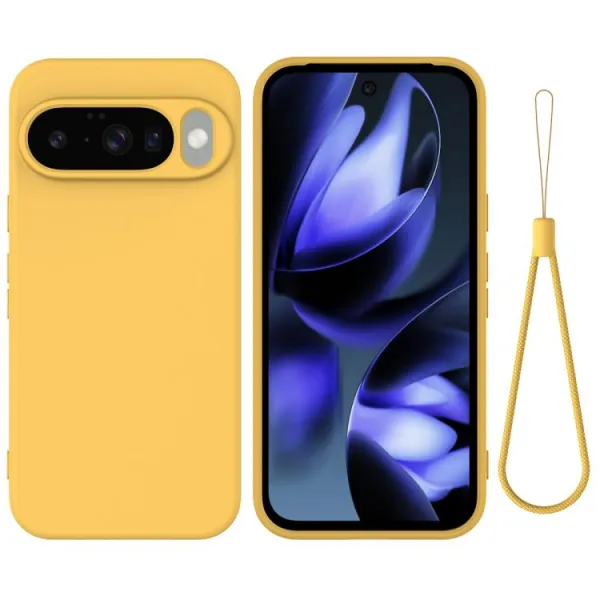 RUBBER Ochranný kryt pre Google Pixel 10 / Google Pixel 10 Pro žltý