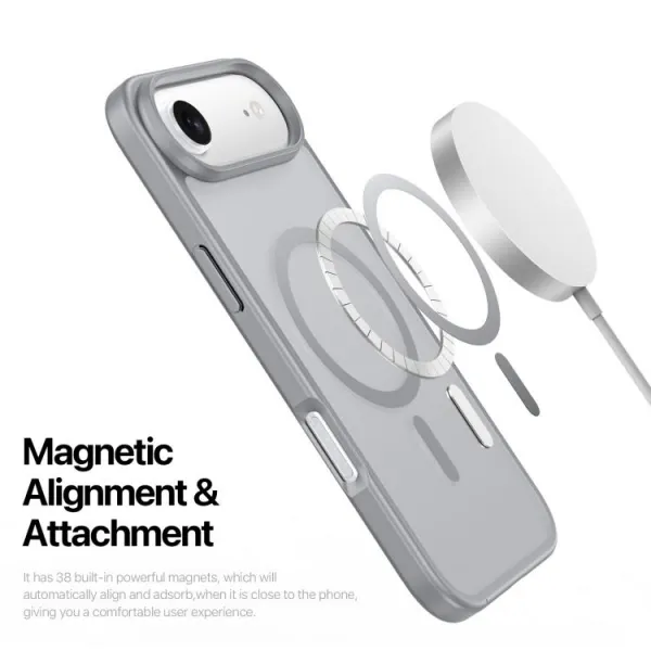 DUX YIND Ochranný obal s MagSafe pre Apple iPhone Air šedý
