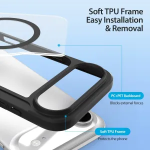 DUX X PRO Zaklápacie puzdro s MagSafe pre Apple iPhone Air čierne