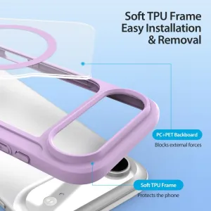 DUX X PRO Zaklápacie puzdro s MagSafe pre Apple iPhone Air fialové
