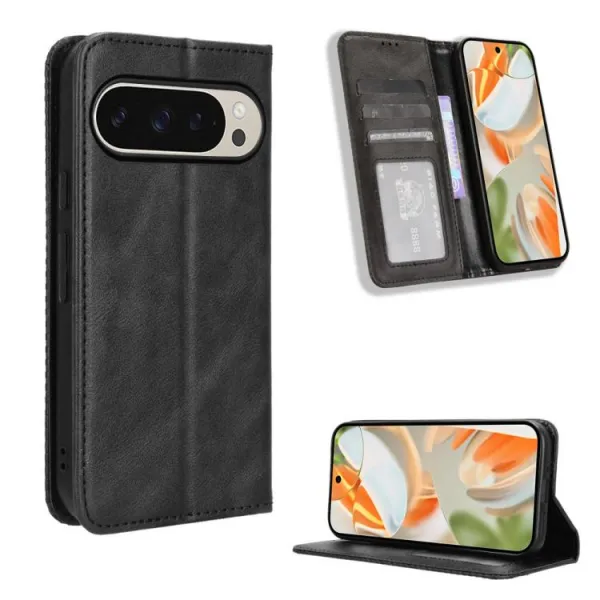 BUSINESS Peňaženkový kryt pre Google Pixel 10 / Google Pixel 10 Pro čierny
