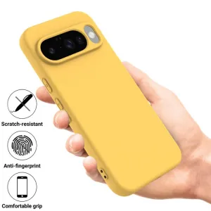 RUBBER Ochranný kryt pre Google Pixel 10 / Google Pixel 10 Pro žltý