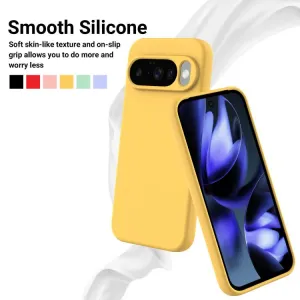 RUBBER Ochranný kryt pre Google Pixel 10 / Google Pixel 10 Pro žltý