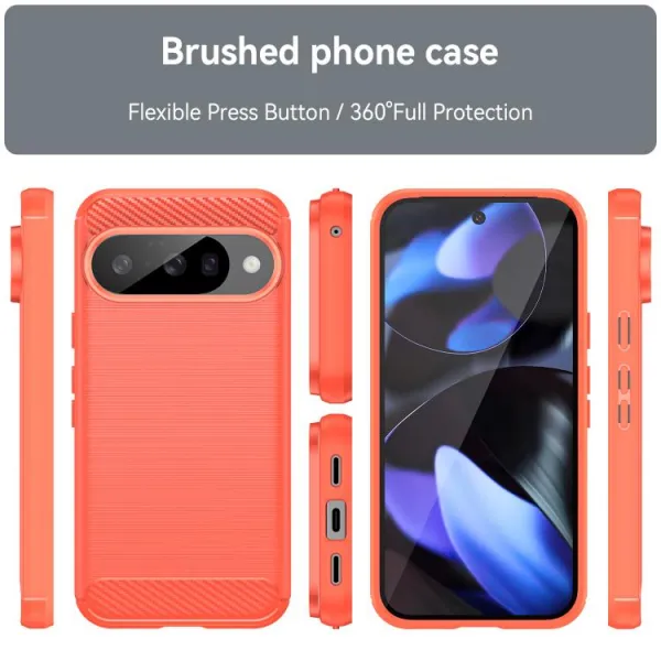 FLEXI TPU Ochranný kryt Google Pixel 10 / Google Pixel 10 Pro červený